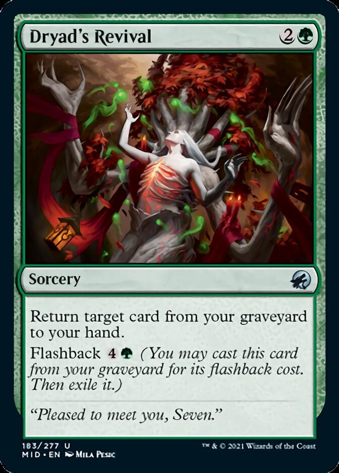 Dryad's Revival [Innistrad: Midnight Hunt] | Gate City Games LLC