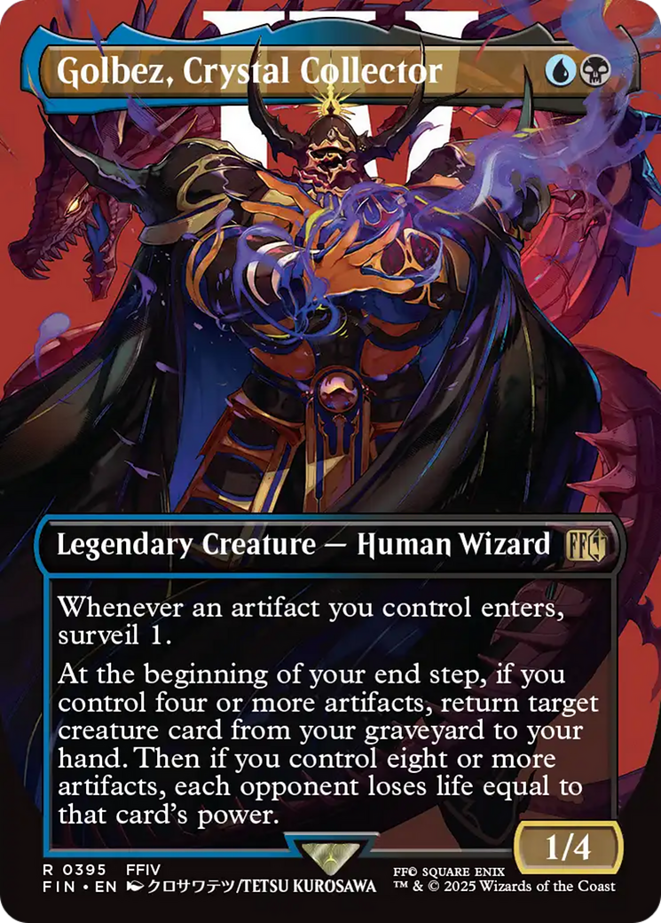 Golbez, Crystal Collector (Borderless) [FINAL FANTASY] | Gate City Games LLC