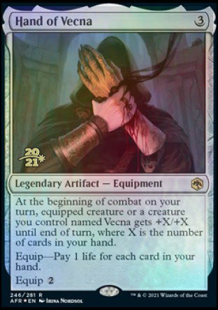 Hand of Vecna [Dungeons & Dragons: Adventures in the Forgotten Realms Prerelease Promos] | Gate City Games LLC