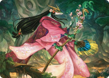 Sakiko, Mother of Summer Art Card [Commander Masters Art Series] | Gate City Games LLC