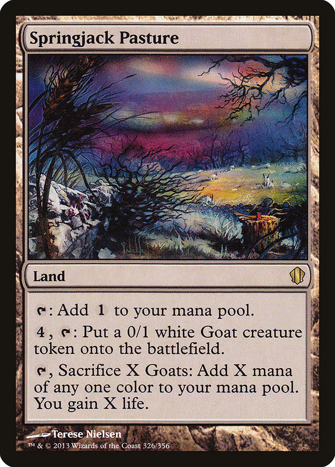 Springjack Pasture [Commander 2013] | Gate City Games LLC
