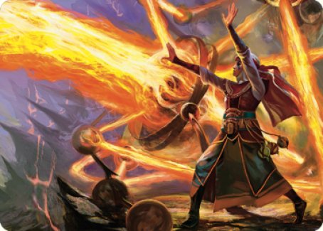 Ghitu Amplifier Art Card [Dominaria United Art Series] | Gate City Games LLC