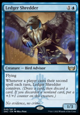 Ledger Shredder (Promo Pack) [Streets of New Capenna Promos] | Gate City Games LLC