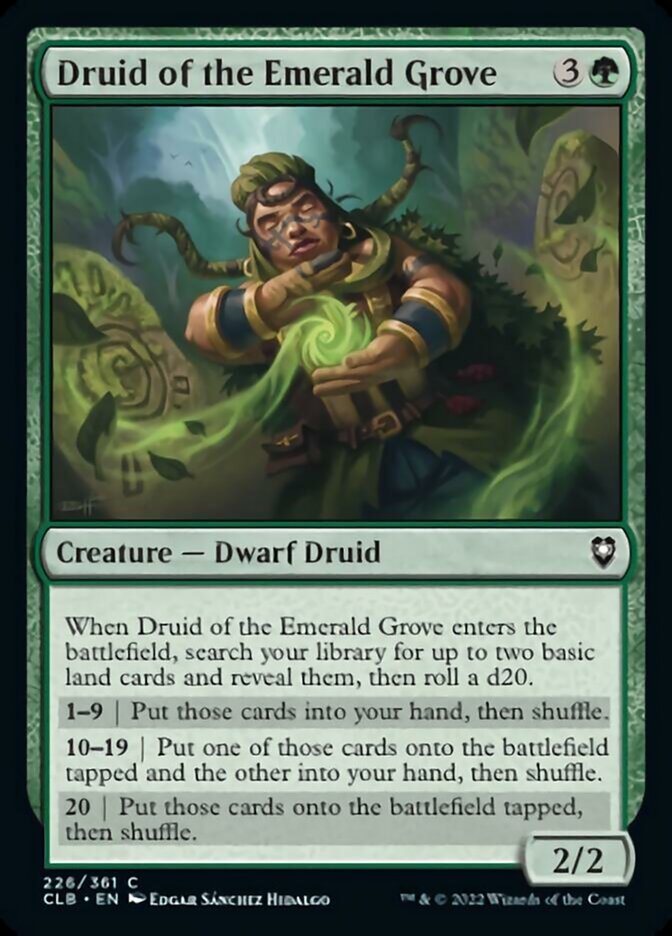 Druid of the Emerald Grove [Commander Legends: Battle for Baldur's Gate] | Gate City Games LLC