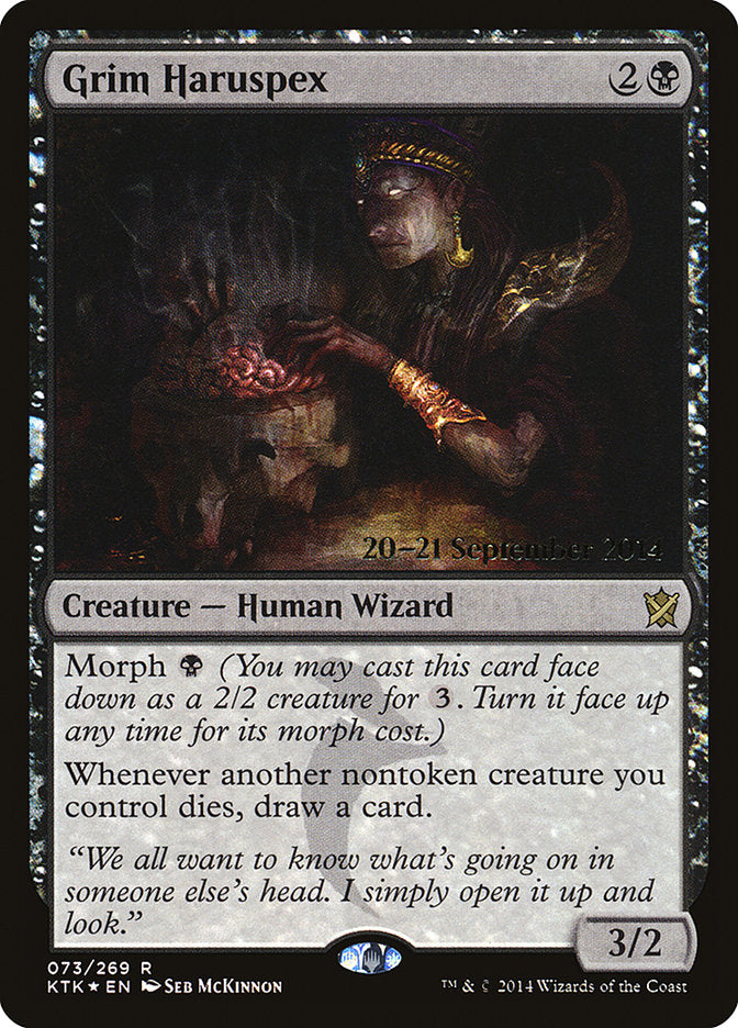 Grim Haruspex [Khans of Tarkir Prerelease Promos] | Gate City Games LLC