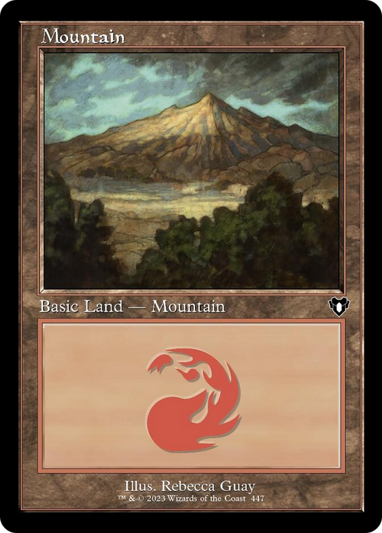 Mountain (447) (Retro) [Commander Masters] | Gate City Games LLC