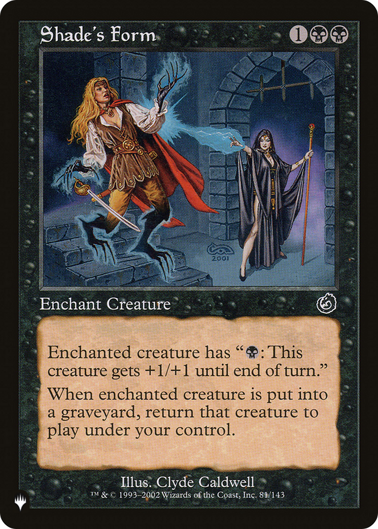 Shade's Form [The List] | Gate City Games LLC