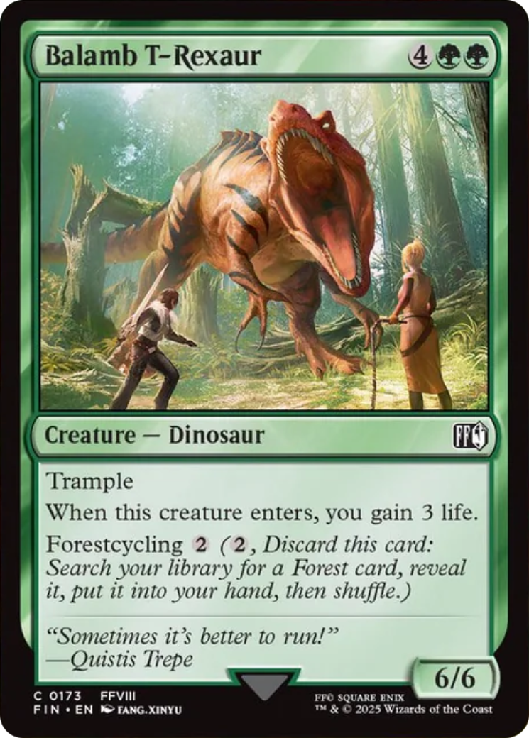 Balamb T-Rexaur [FINAL FANTASY] | Gate City Games LLC