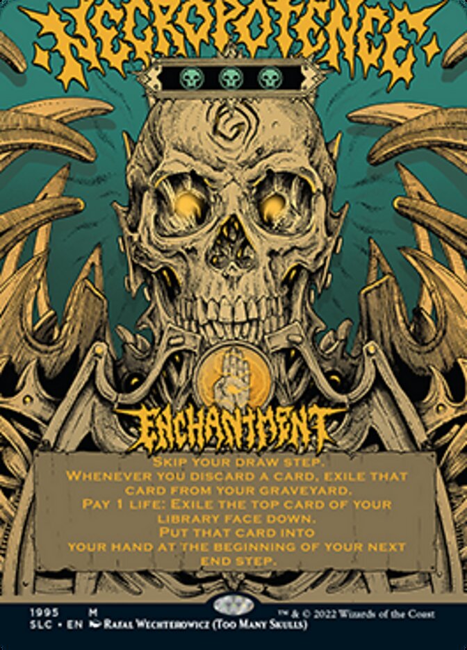 Necropotence (Borderless Alternate Art) [Secret Lair Countdown Kit] | Gate City Games LLC