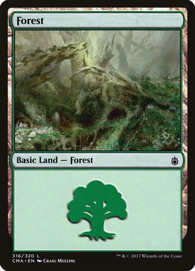 Forest (316) [Commander Anthology] | Gate City Games LLC