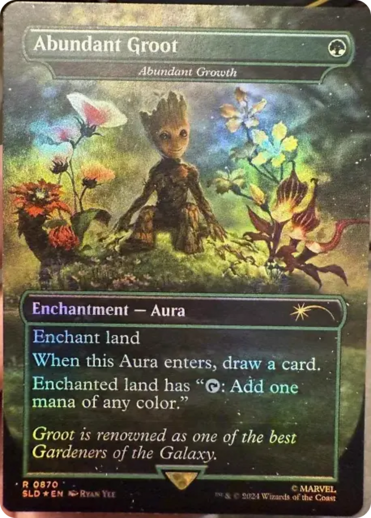 Abundant Groot - Abundant Growth (Rainbow Foil) [Secret Lair Drop Series] | Gate City Games LLC