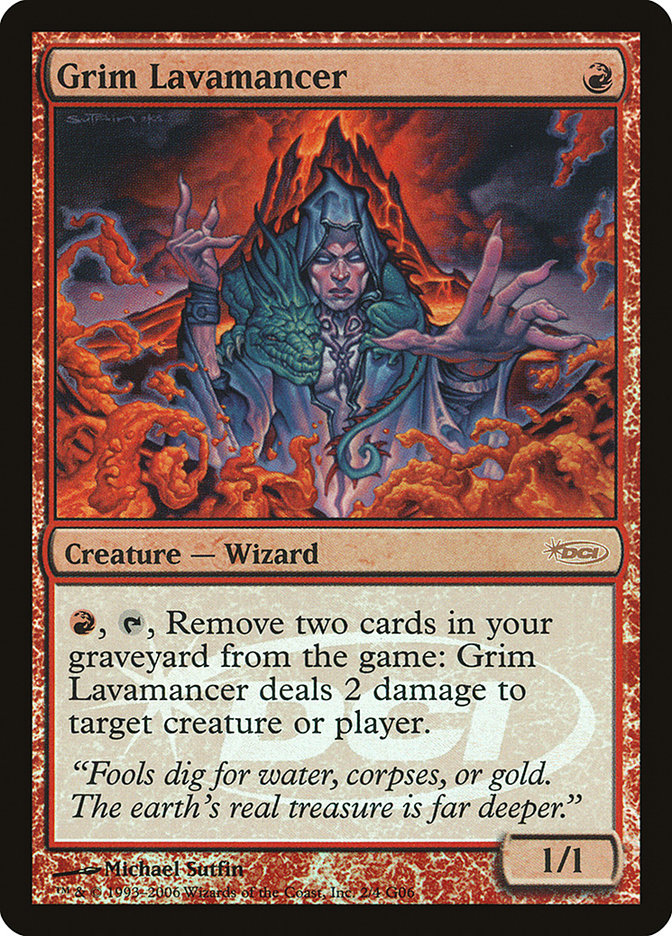 Grim Lavamancer [Judge Gift Cards 2006] | Gate City Games LLC