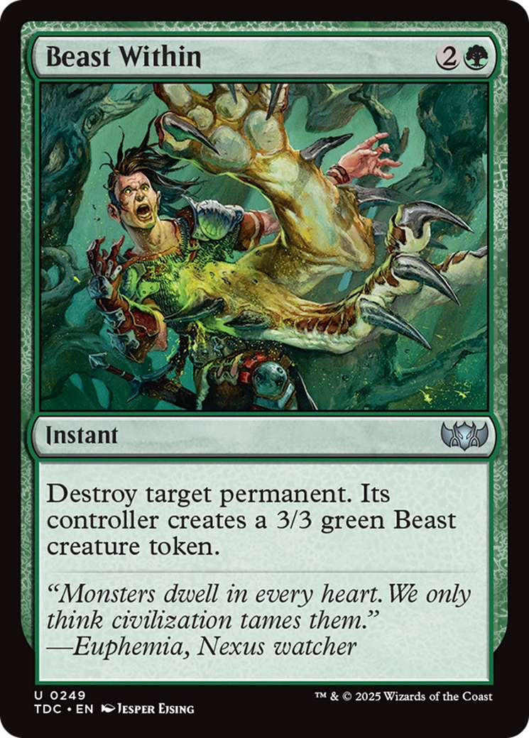 Beast Within [Tarkir: Dragonstorm Commander] | Gate City Games LLC