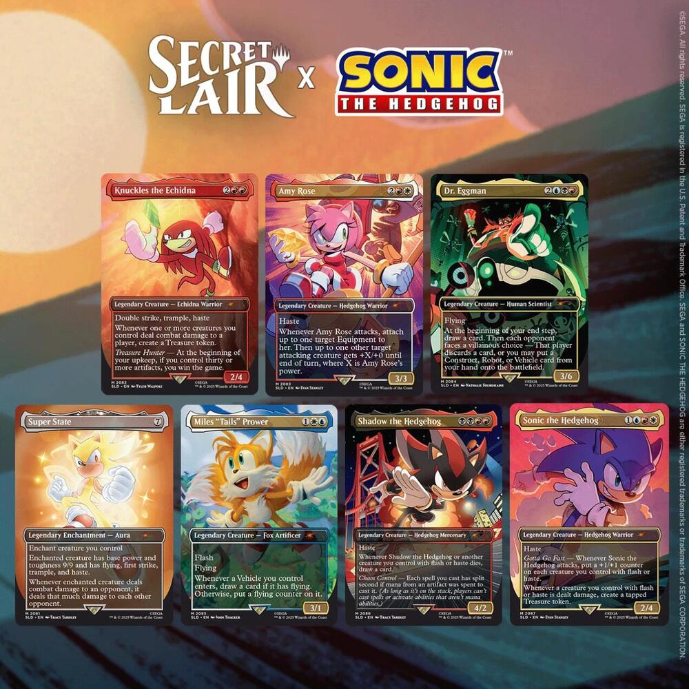 Secret Lair Drop Series x Sonic the Hedgehog - Friends and Foes | Gate City Games LLC