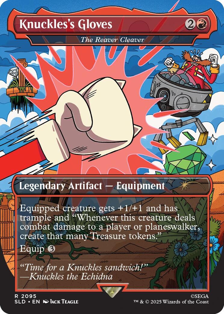 Knuckles's Gloves - The Reaver Cleaver [Secret Lair Drop Series] | Gate City Games LLC