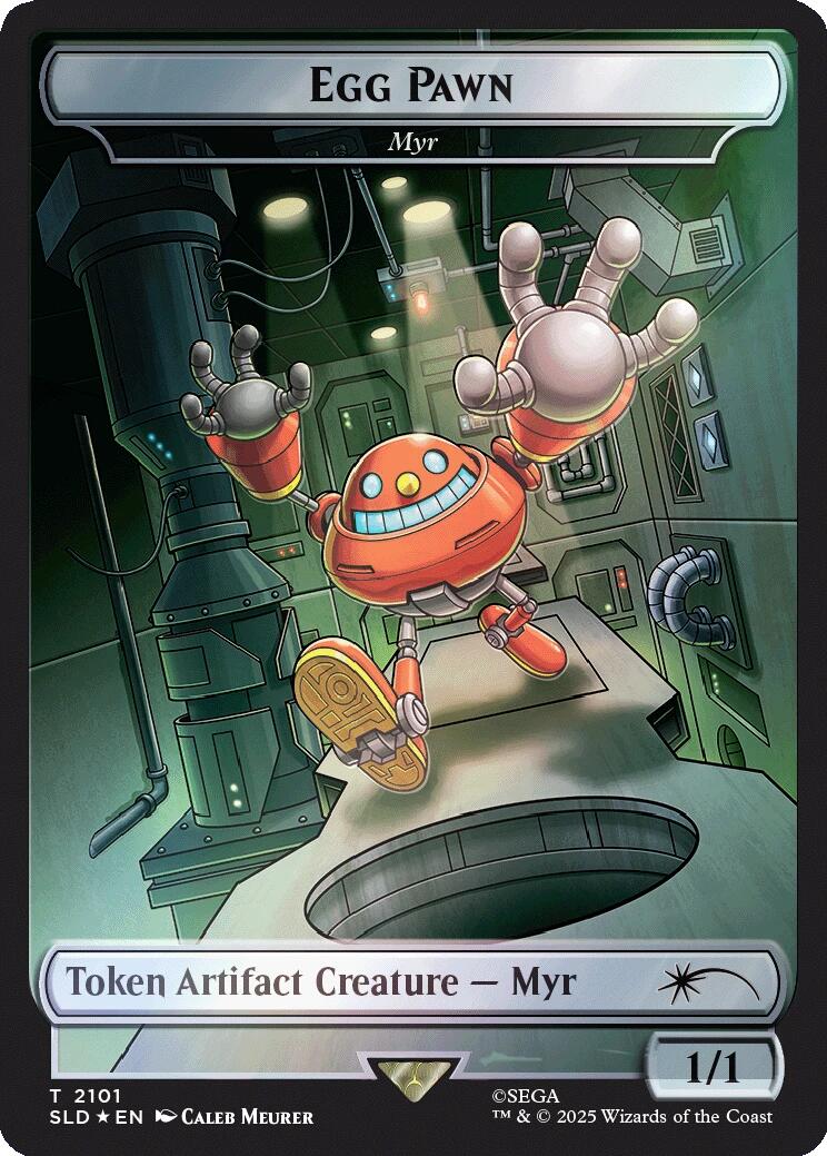 Egg Pawn - Myr Token (Rainbow Foil) [Secret Lair Drop Series] | Gate City Games LLC