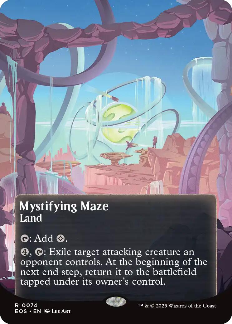 Mystifying Maze (0074) (Borderless) [Edge of Eternities: Stellar Sights] | Gate City Games LLC