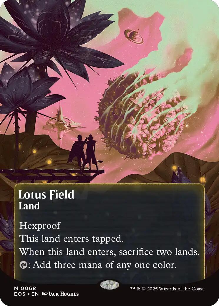 Lotus Field (0068) (Borderless) [Edge of Eternities: Stellar Sights] | Gate City Games LLC