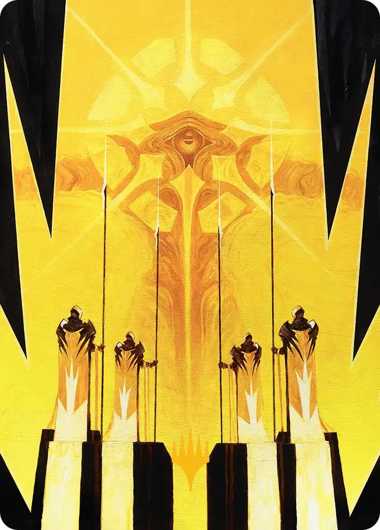 Hardlight Containment Art Card (Gold-Stamped Planeswalker Symbol) [Edge of Eternities Art Series] | Gate City Games LLC