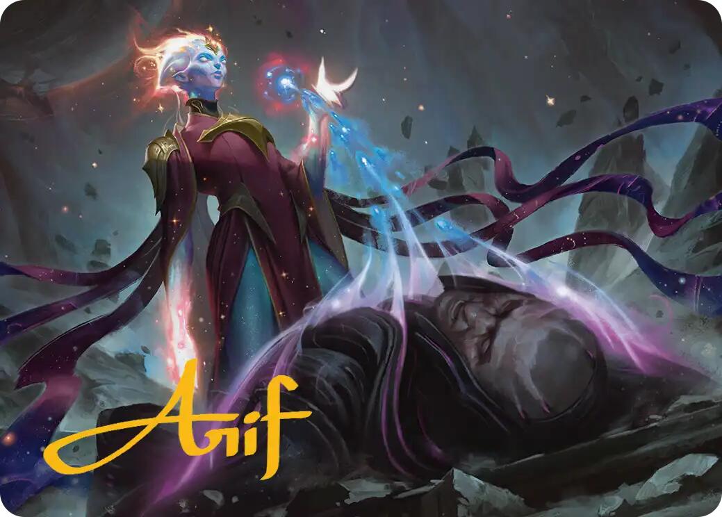 Lightstall Inquisitor Art Card (Gold-Stamped Signature) [Edge of Eternities Art Series] | Gate City Games LLC