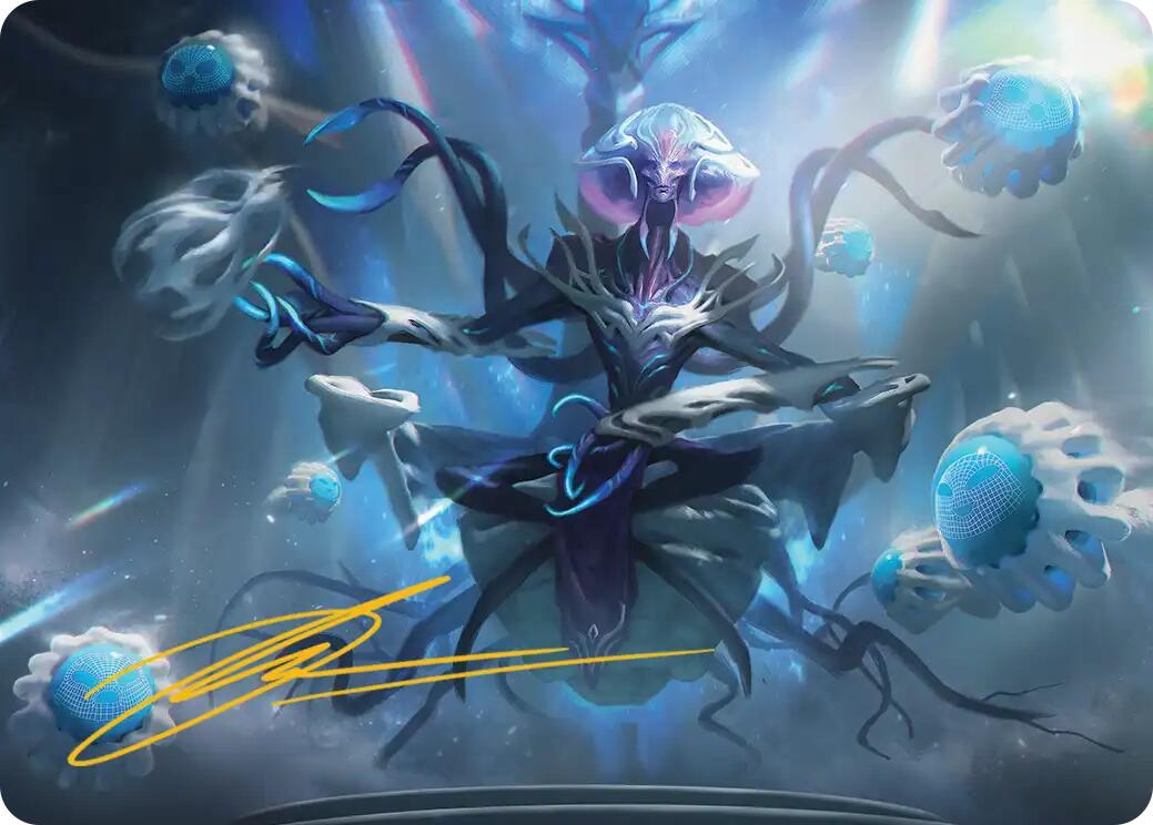 Mm'menon, the Right Hand Art Card (Gold-Stamped Signature) [Edge of Eternities Art Series] | Gate City Games LLC