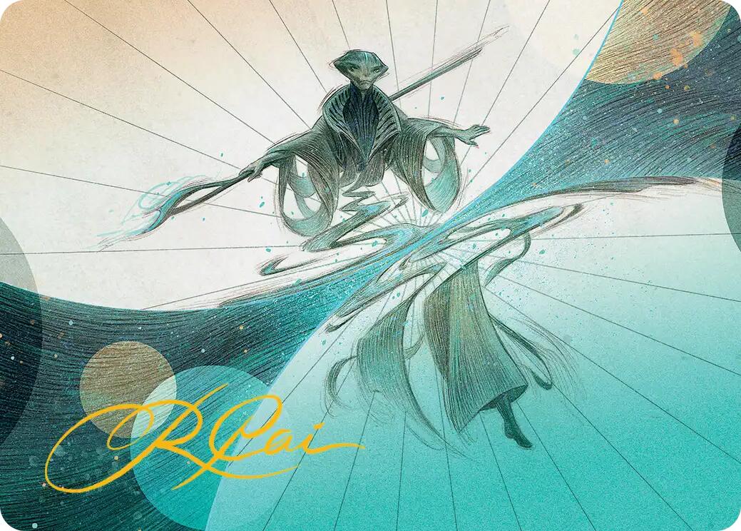 Weftwalking Art Card (Gold-Stamped Signature) [Edge of Eternities Art Series] | Gate City Games LLC