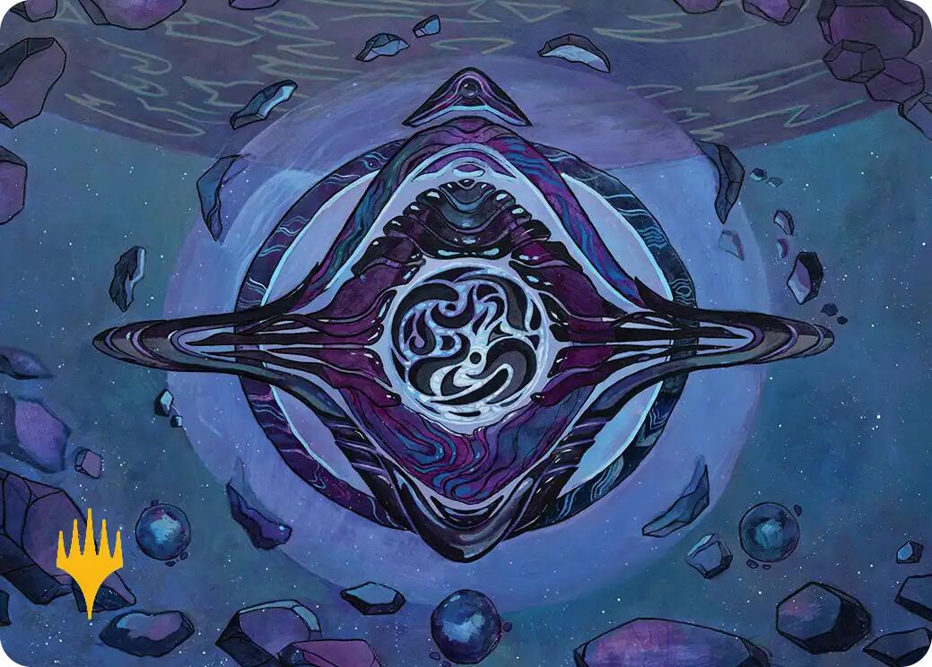 Archenemy's Charm Art Card (Gold-Stamped Planeswalker Symbol) [Edge of Eternities Art Series] | Gate City Games LLC