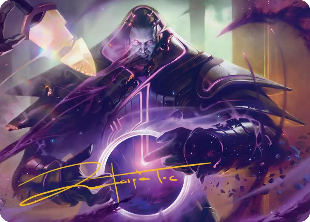 Embrace Oblivion Art Card (Gold-Stamped Signature) [Edge of Eternities Art Series] | Gate City Games LLC