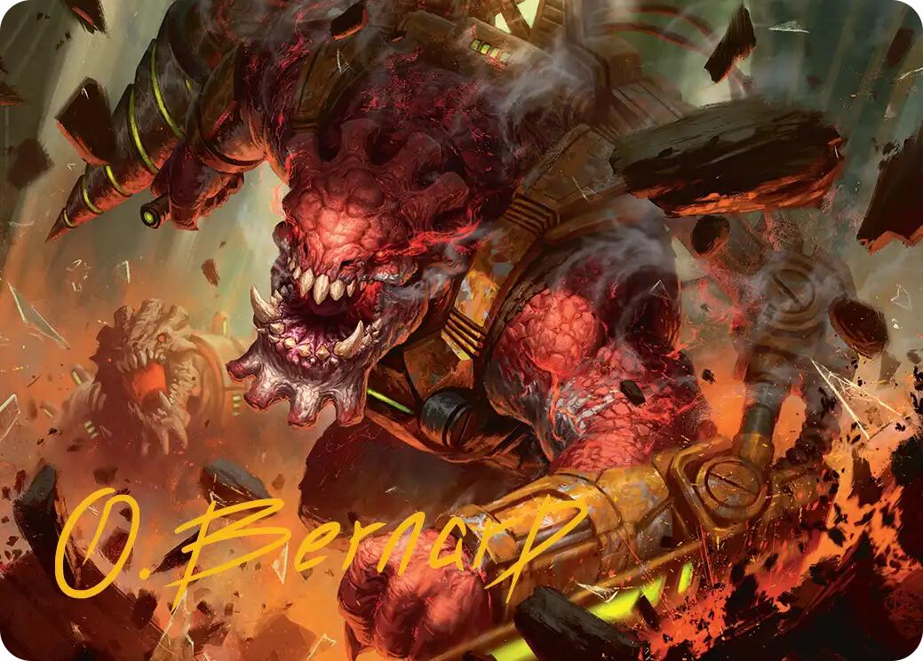 Full Bore Art Card (Gold-Stamped Signature) [Edge of Eternities Art Series] | Gate City Games LLC