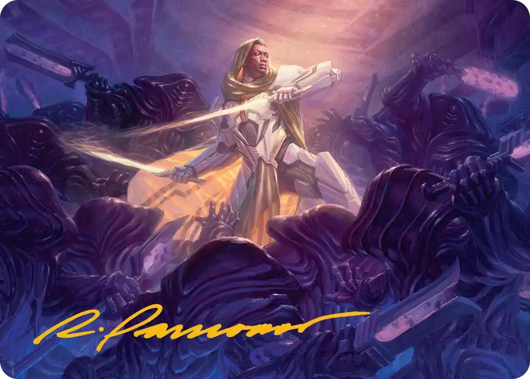 Syr Vondam, Sunstar Exemplar Art Card (Gold-Stamped Signature) [Edge of Eternities Art Series] | Gate City Games LLC