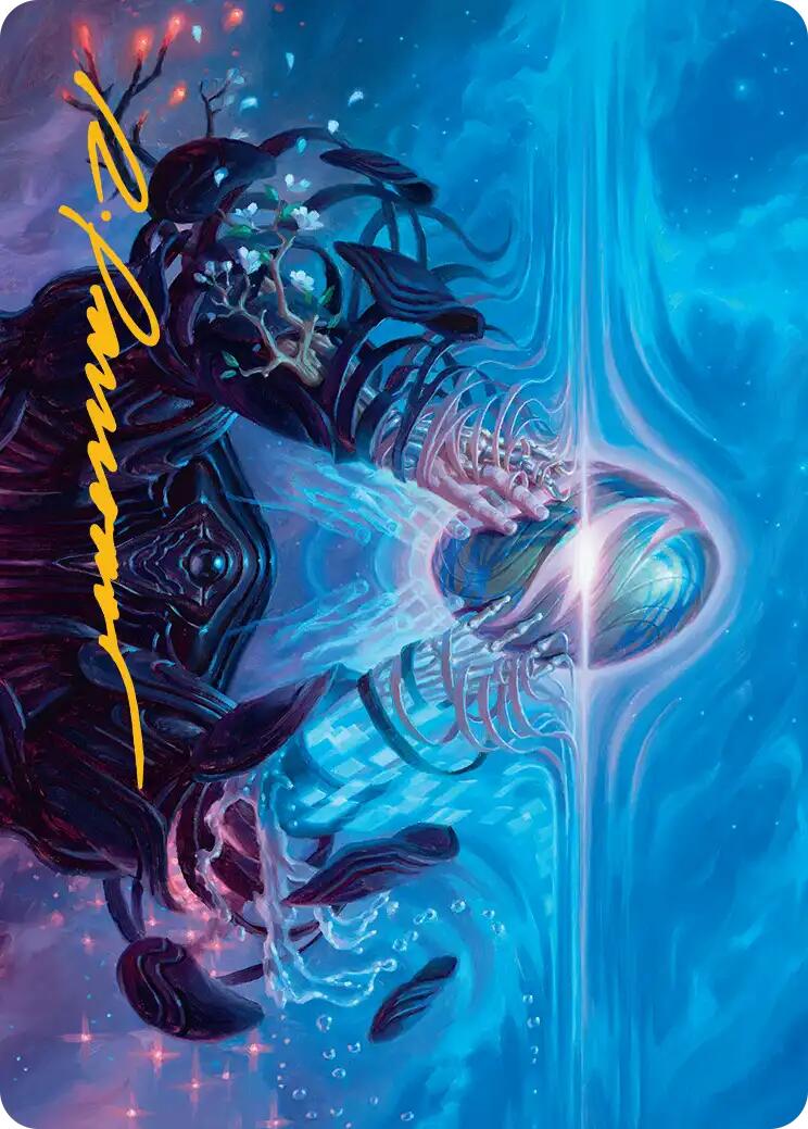 The Endstone Art Card (Gold-Stamped Signature) [Edge of Eternities Art Series] | Gate City Games LLC