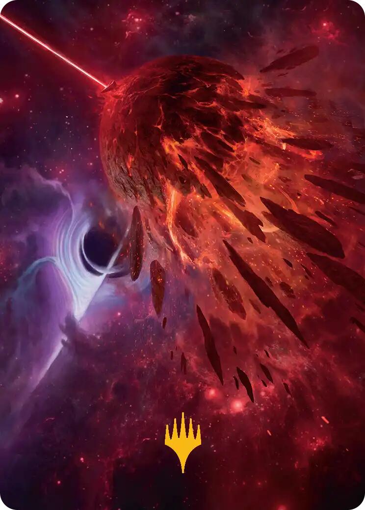Kavaron, Memorial World Art Card (Gold-Stamped Planeswalker Symbol) [Edge of Eternities Art Series] | Gate City Games LLC