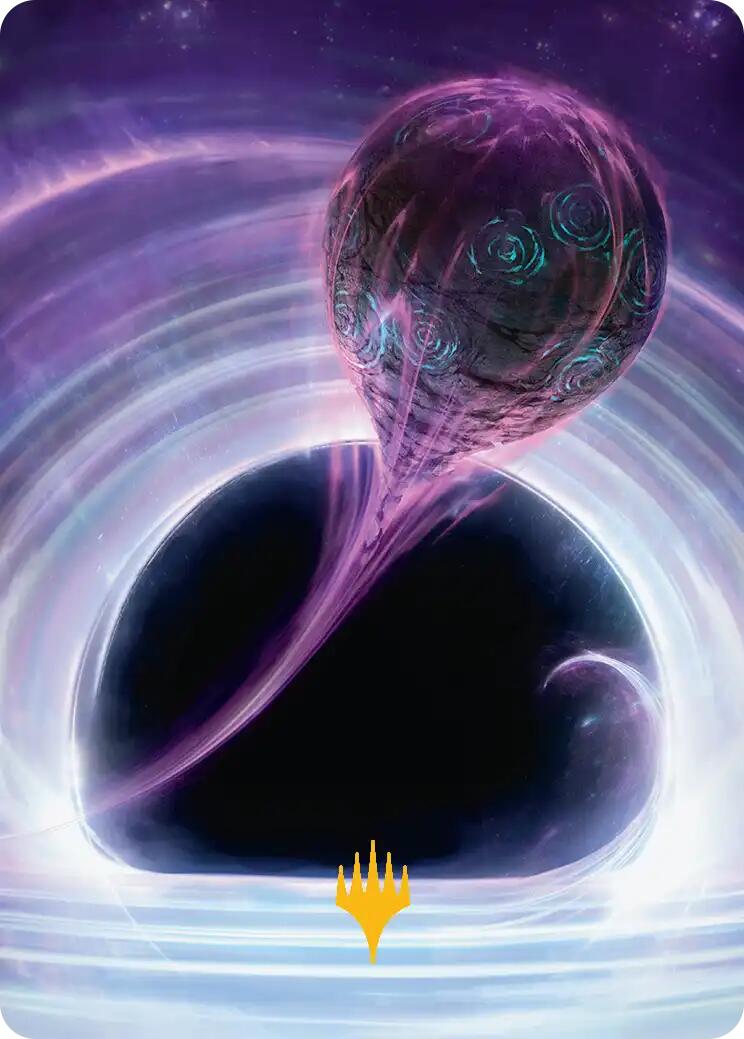 Susur Secundi, Void Altar Art Card (Gold-Stamped Planeswalker Symbol) [Edge of Eternities Art Series] | Gate City Games LLC