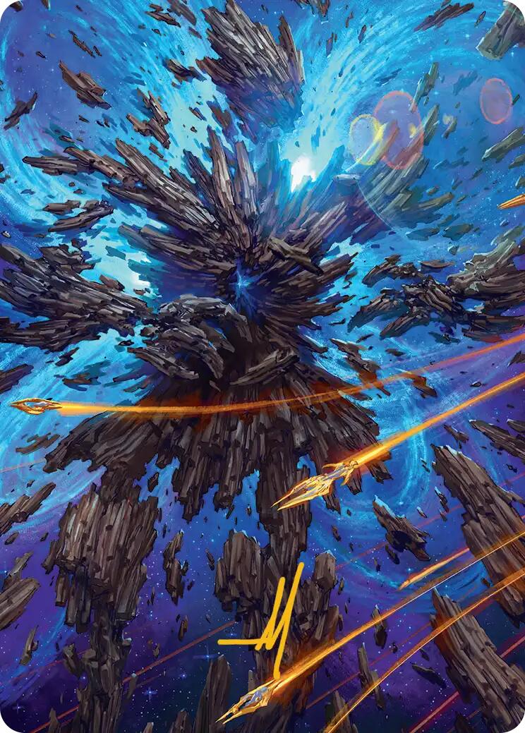 Celestial Colonnade Art Card (Gold-Stamped Signature) [Edge of Eternities Art Series] | Gate City Games LLC