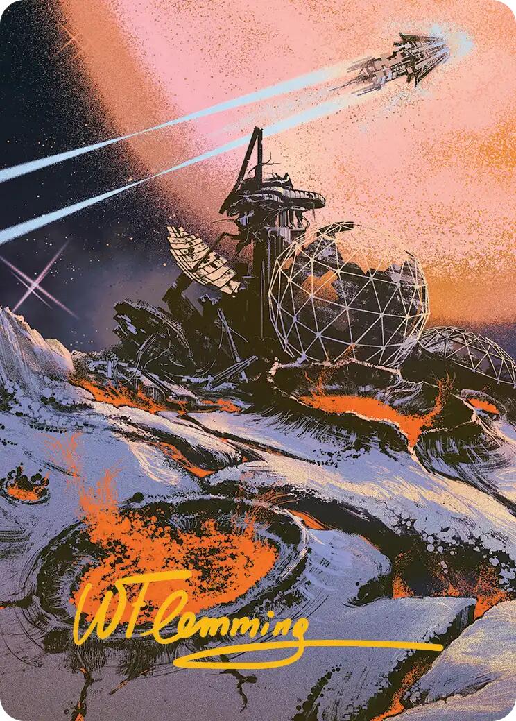 Petrified Field Art Card (Gold-Stamped Signature) [Edge of Eternities Art Series] | Gate City Games LLC