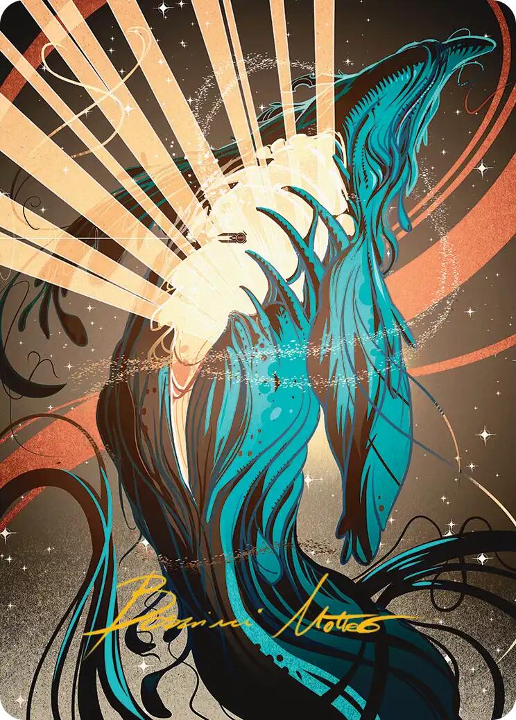 Swarmyard Art Card (Gold-Stamped Signature) [Edge of Eternities Art Series] | Gate City Games LLC