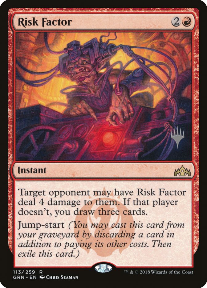 Risk Factor (Promo Pack) [Guilds of Ravnica Promos] | Gate City Games LLC