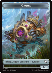 Gnome // Golem (0014) Double-Sided Token [Edge of Eternities Commander Tokens] | Gate City Games LLC