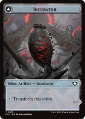 Incubator // Phyrexian Double-Sided Token [Edge of Eternities Commander Tokens] | Gate City Games LLC
