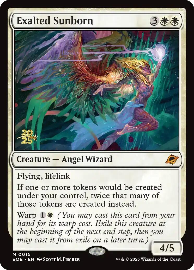 Exalted Sunborn [Edge of Eternities Prerelease Promos] | Gate City Games LLC