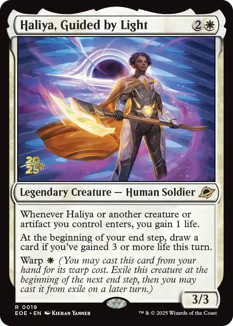 Haliya, Guided by Light [Edge of Eternities Prerelease Promos] | Gate City Games LLC
