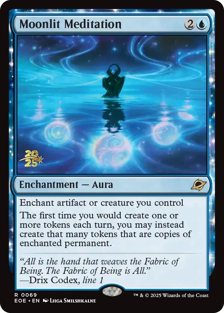 Moonlit Meditation [Edge of Eternities Prerelease Promos] | Gate City Games LLC