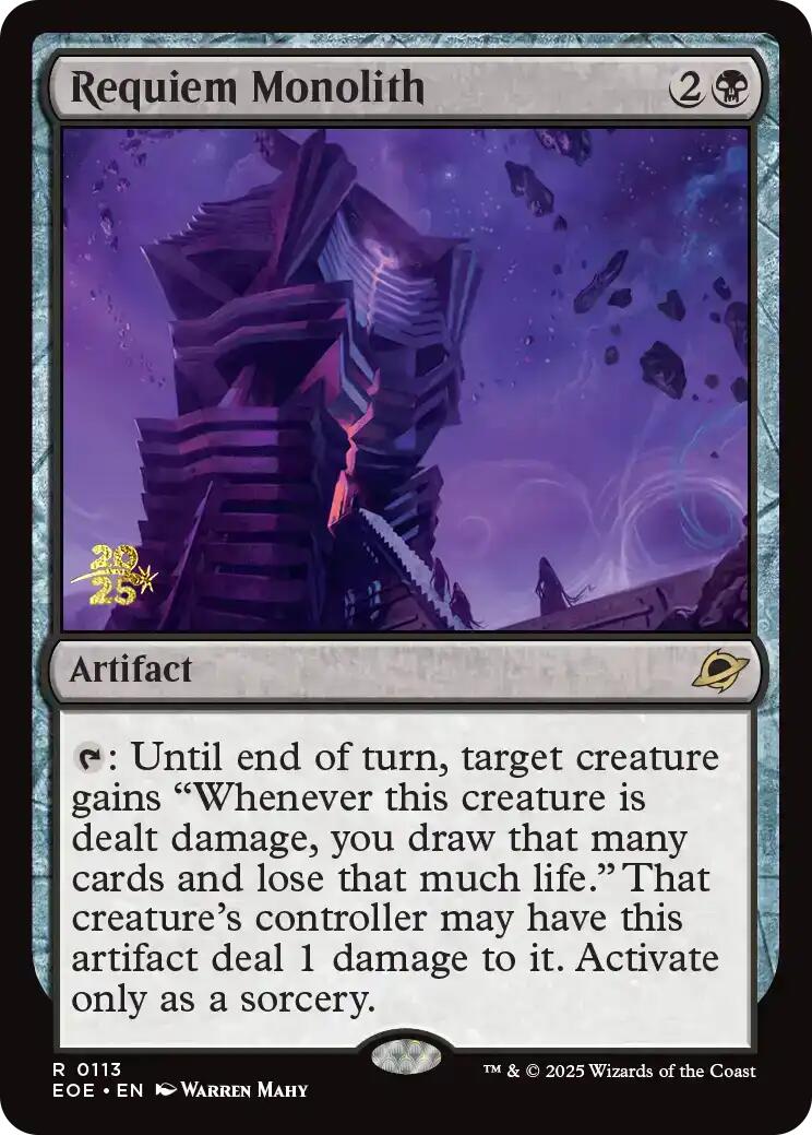 Requiem Monolith [Edge of Eternities Prerelease Promos] | Gate City Games LLC
