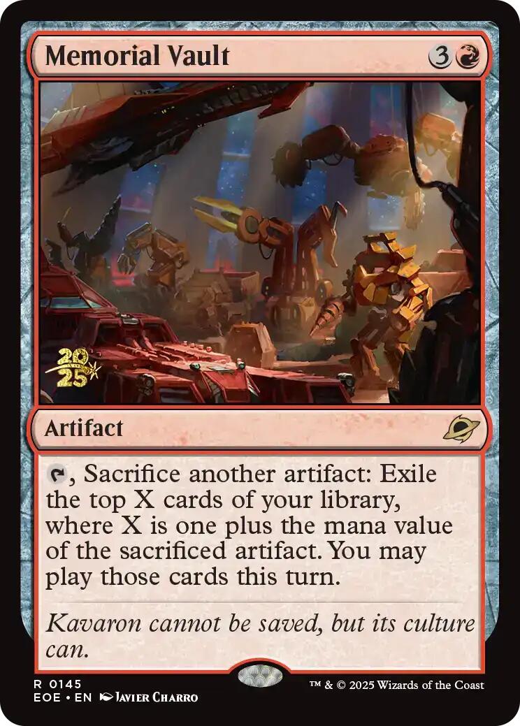 Memorial Vault [Edge of Eternities Prerelease Promos] | Gate City Games LLC