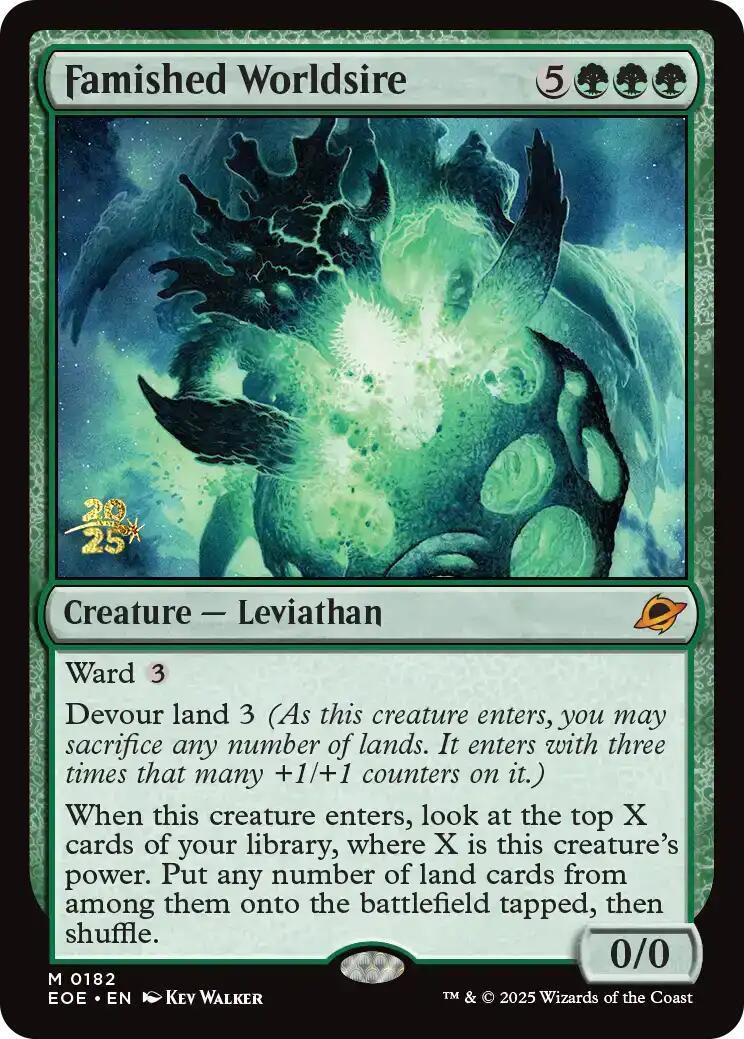 Famished Worldsire [Edge of Eternities Prerelease Promos] | Gate City Games LLC