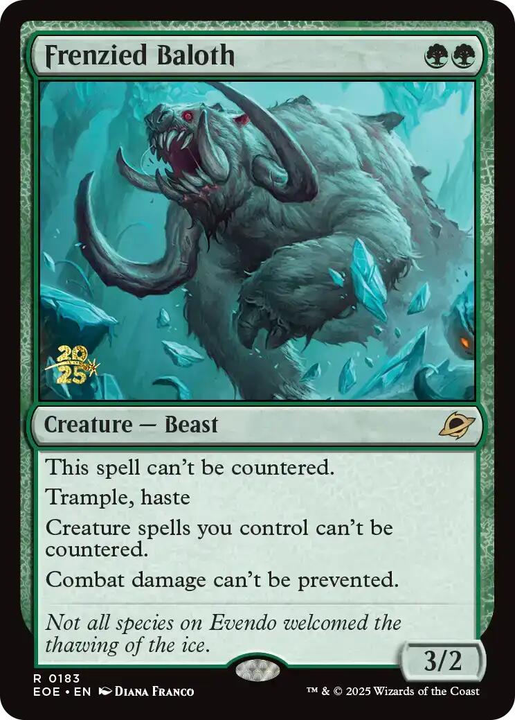 Frenzied Baloth [Edge of Eternities Prerelease Promos] | Gate City Games LLC