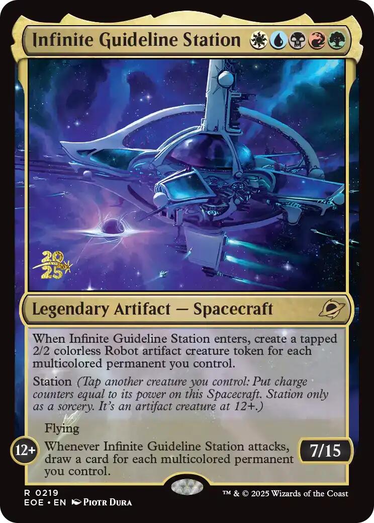 Infinite Guideline Station [Edge of Eternities Prerelease Promos] | Gate City Games LLC