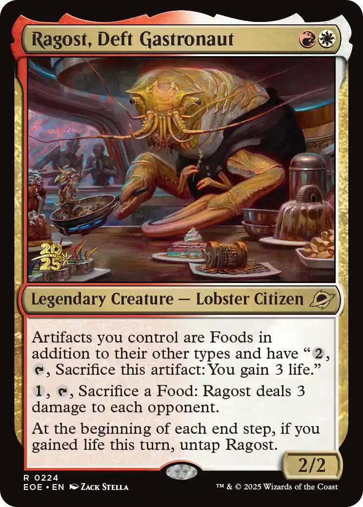Ragost, Deft Gastronaut [Edge of Eternities Prerelease Promos] | Gate City Games LLC