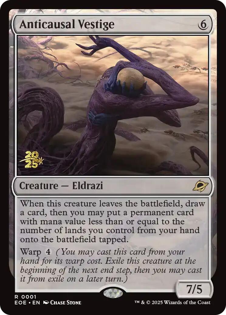 Anticausal Vestige [Edge of Eternities Prerelease Promos] | Gate City Games LLC