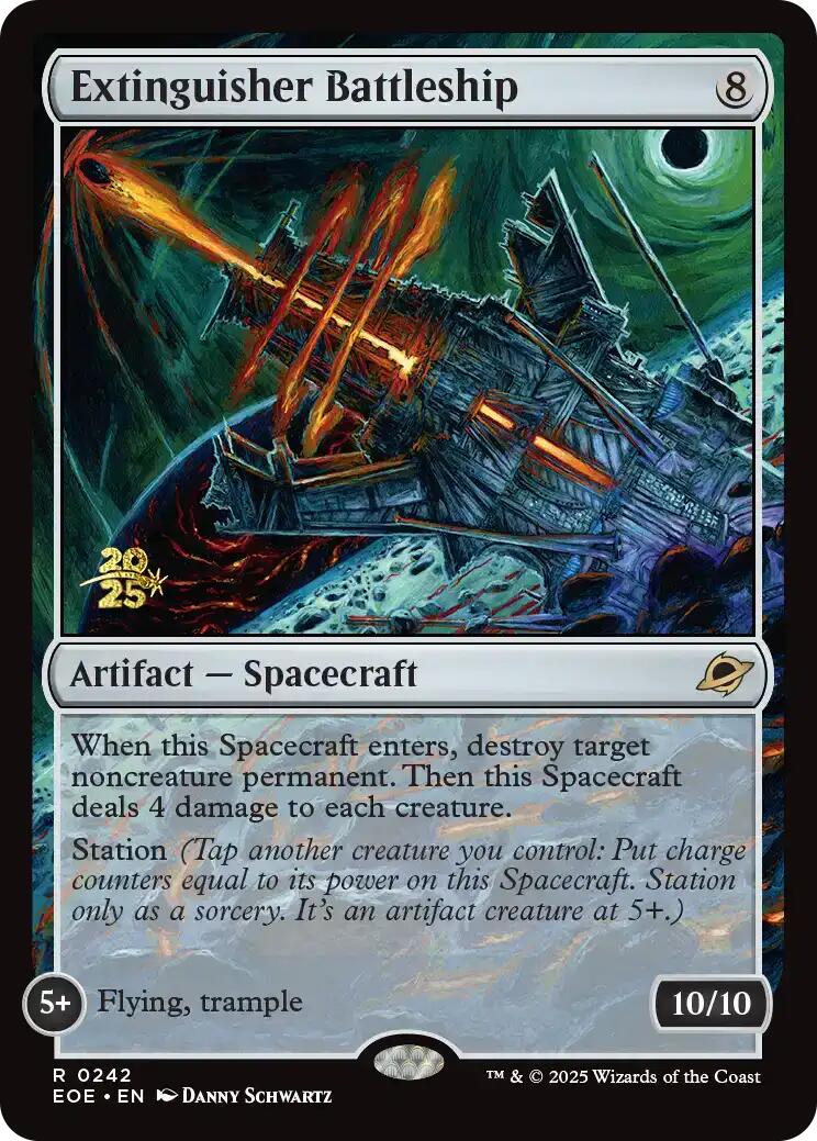 Extinguisher Battleship [Edge of Eternities Prerelease Promos] | Gate City Games LLC